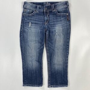 Silver Jeans Suki Surplus Capri Size 30